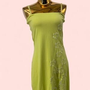 Lime green alba rosa dress